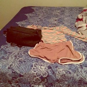 A T-shirt with shorts